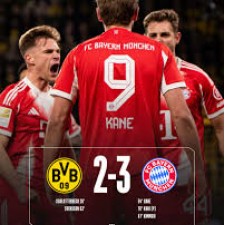 Bayern München 3-2 Borussia Dortmund